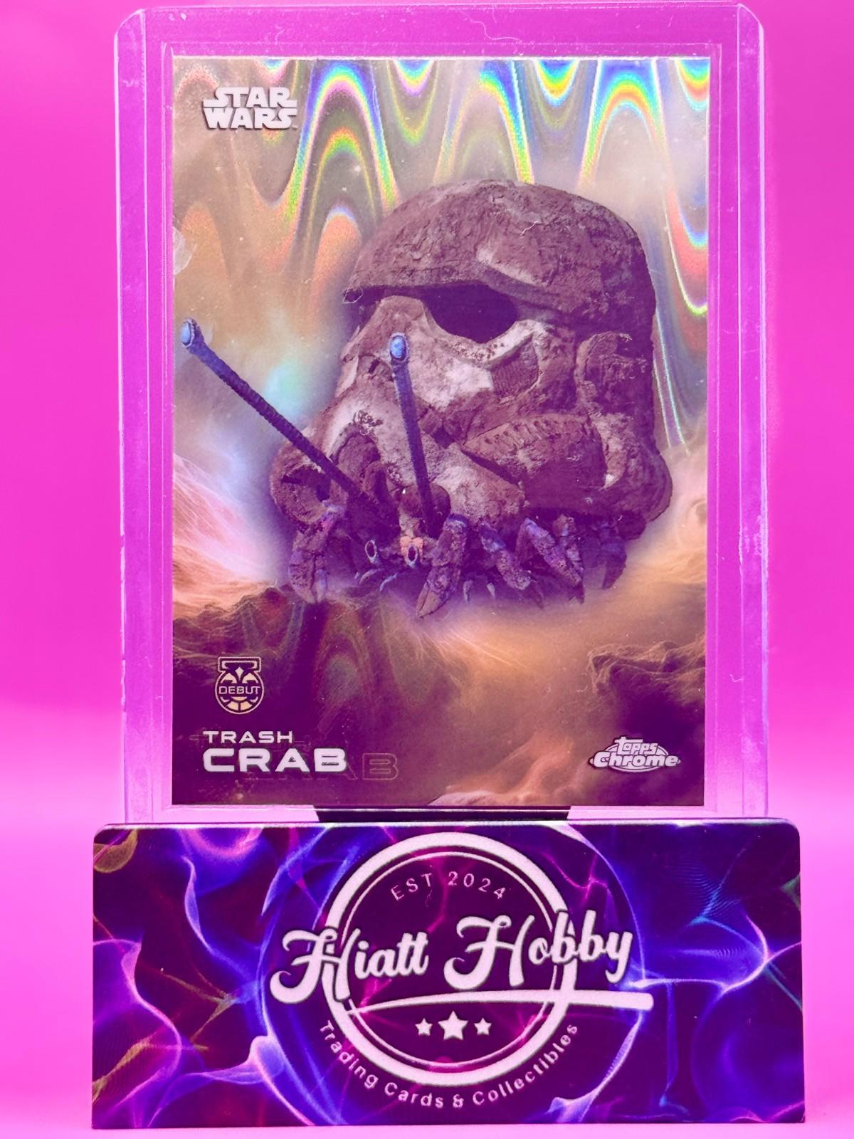 2025 Topps Chrome Star Wars - Trash Crab #100 - Raywave Refractor