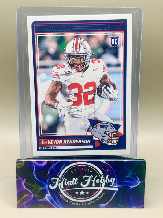 2025 Panini Score - #59 Treveyon Henderson (RC)