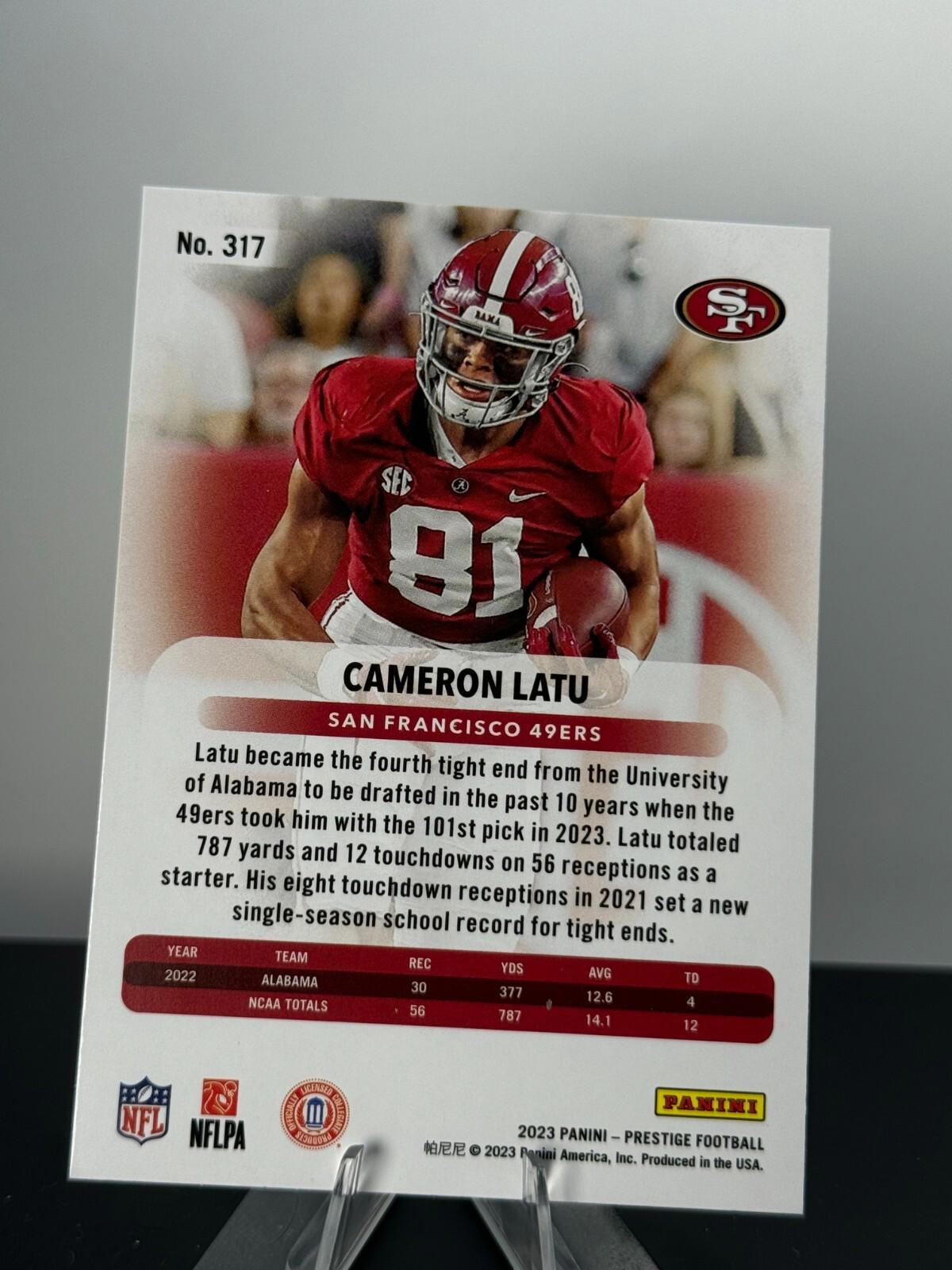 2023 Panini Prestige Football Rookies - LOT of 4