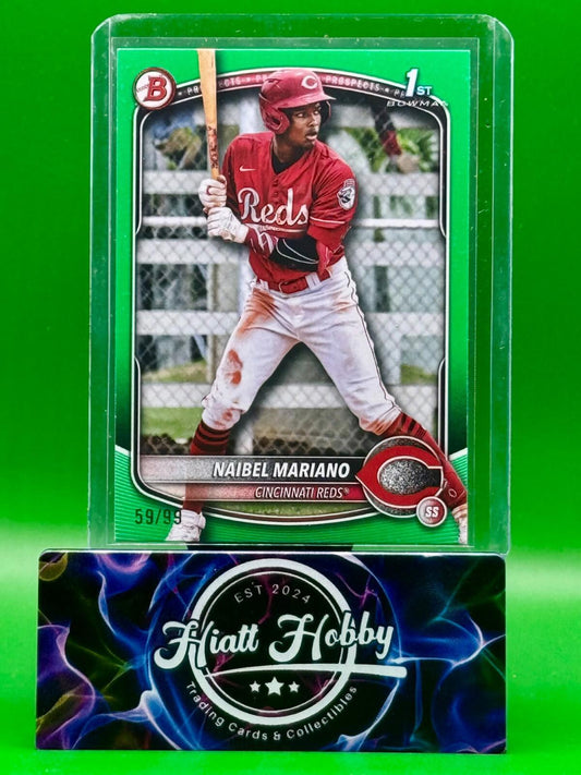 2025 Bowman - Naibel Mariano #BP-99 - Green /99