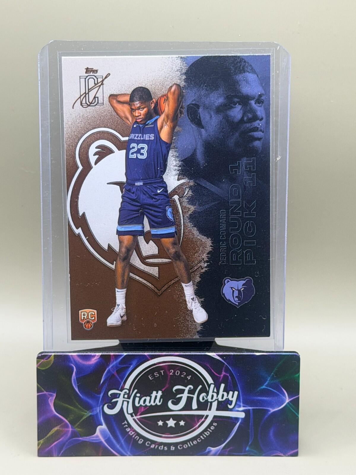 2025-26 Topps Signature Series Basketball - #108 Cedric Coward - Bronze (RC)