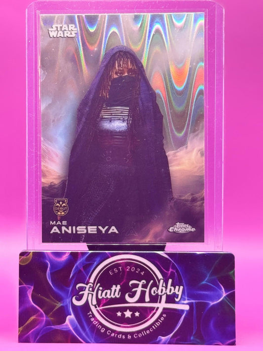 2025 Topps Chrome Star Wars - Mae Aniseya #86 - Raywave Refractor