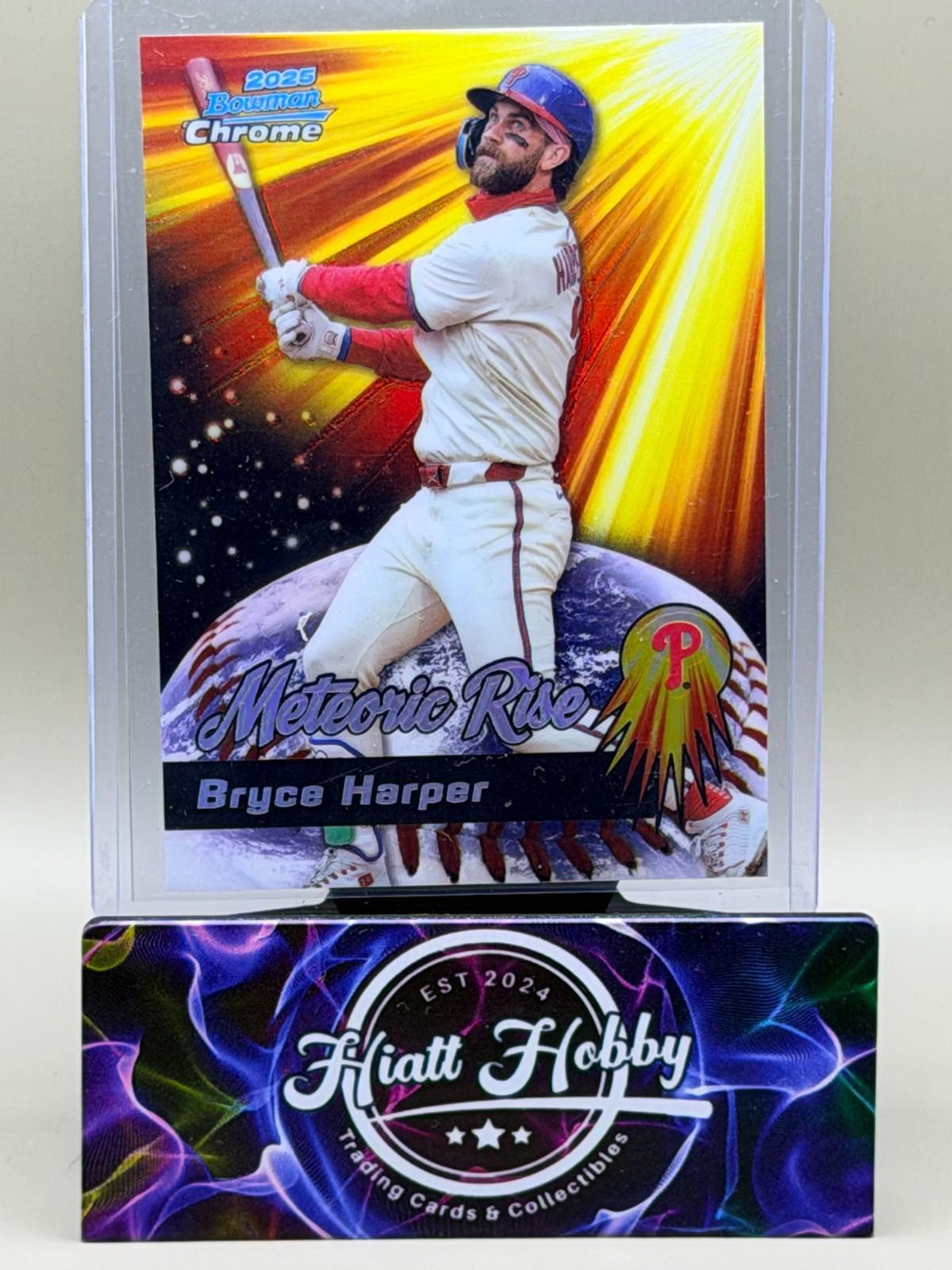 2025 Bowman Chrome - Meteoric Rise Bryce Harper #MR-14