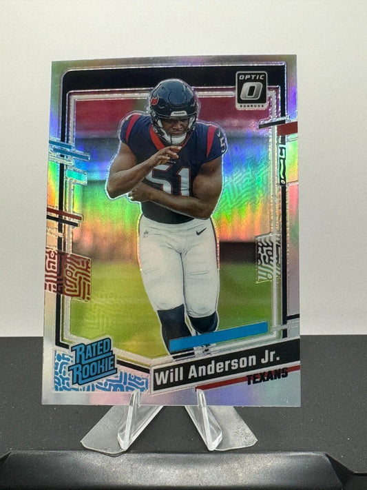 2023 Panini Donruss Optic - Rated Rookie #246 Will Anderson (RC) - Holo Prizm