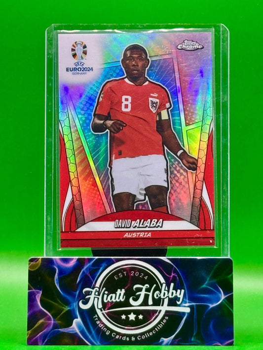 2024 Topps Chrome UEFA Euro Soccer - David Alaba #52 - Hero Variation