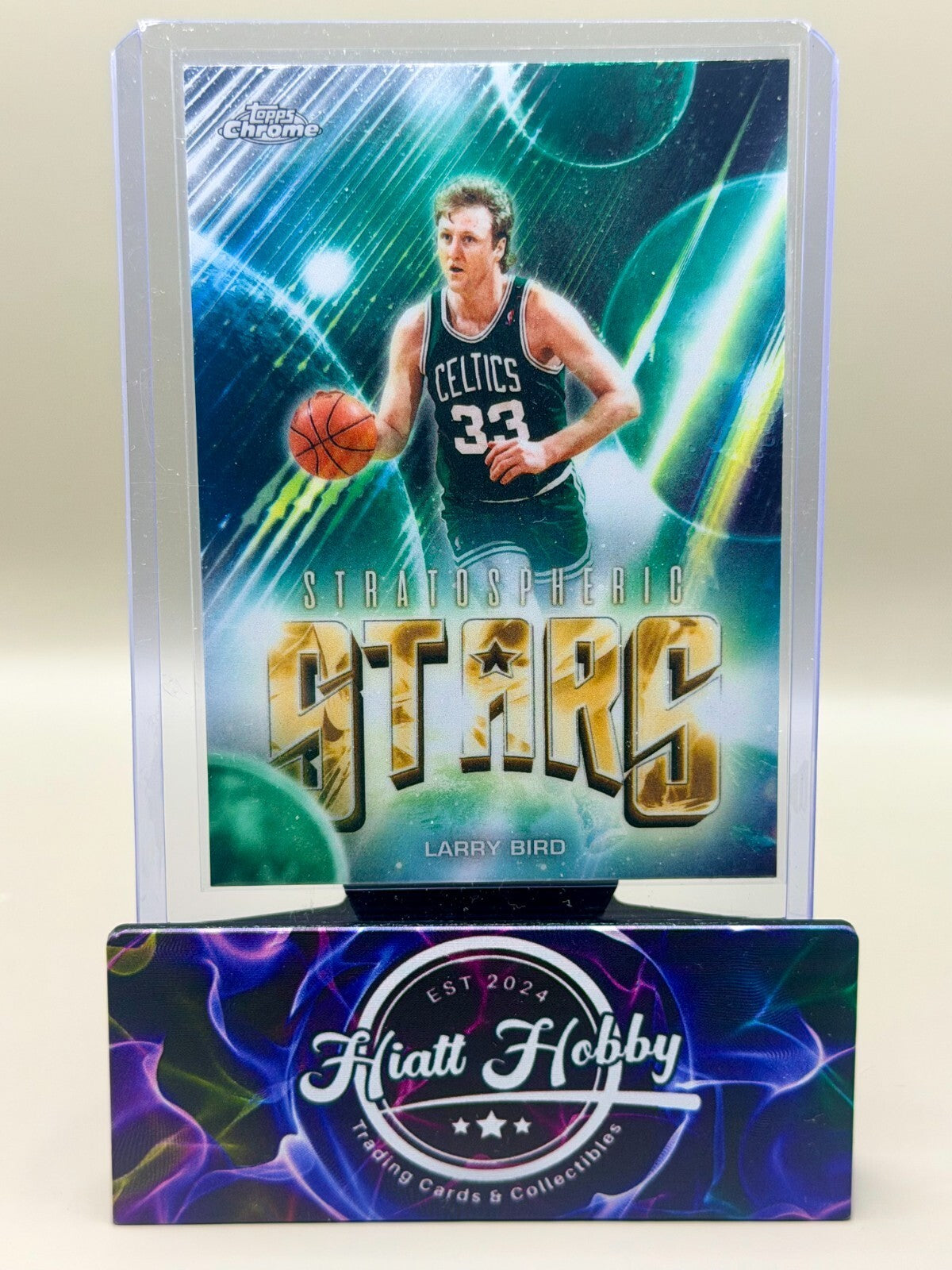 2025-26 Topps Chrome Update - #ST-24 Larry Bird - Stratospheric Stars