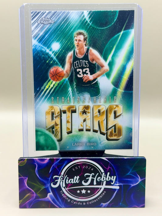 2025-26 Topps Chrome Update - #ST-24 Larry Bird - Stratospheric Stars