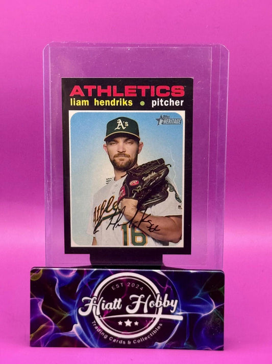 2020 Topps Heritage Baseball - Liam Hendriks #472 - Black Mini /100