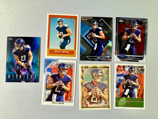 2023 Topps Composite - Will Levis Rookie Card Collection - LOT of 7!