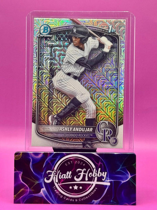 2025 Bowman Chrome - Ashly Andujar #BCP-20 - Mojo Refractor