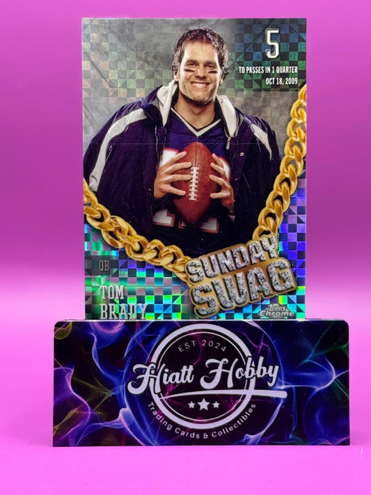 2024 Topps Chrome Football - Tom Brady #SS-1 - Sunday Swag - X-Fractor