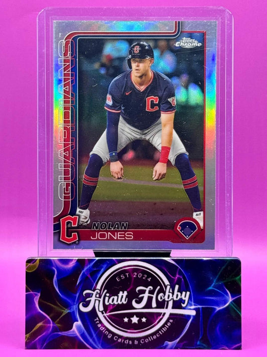 2025 Topps Chrome - Nolan Jones #32 - Refractor