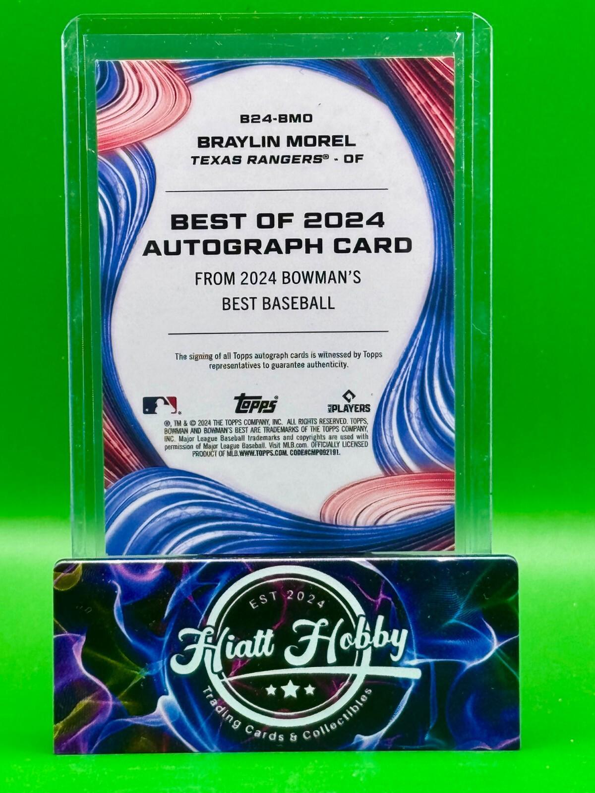2024 Bowman's Best - Braylin Morel #B24-BMO - Auto