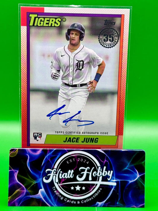 2025 Topps Baseball Series 1 - Jace Jung #90A-JJU - 35th Anniversary Auto