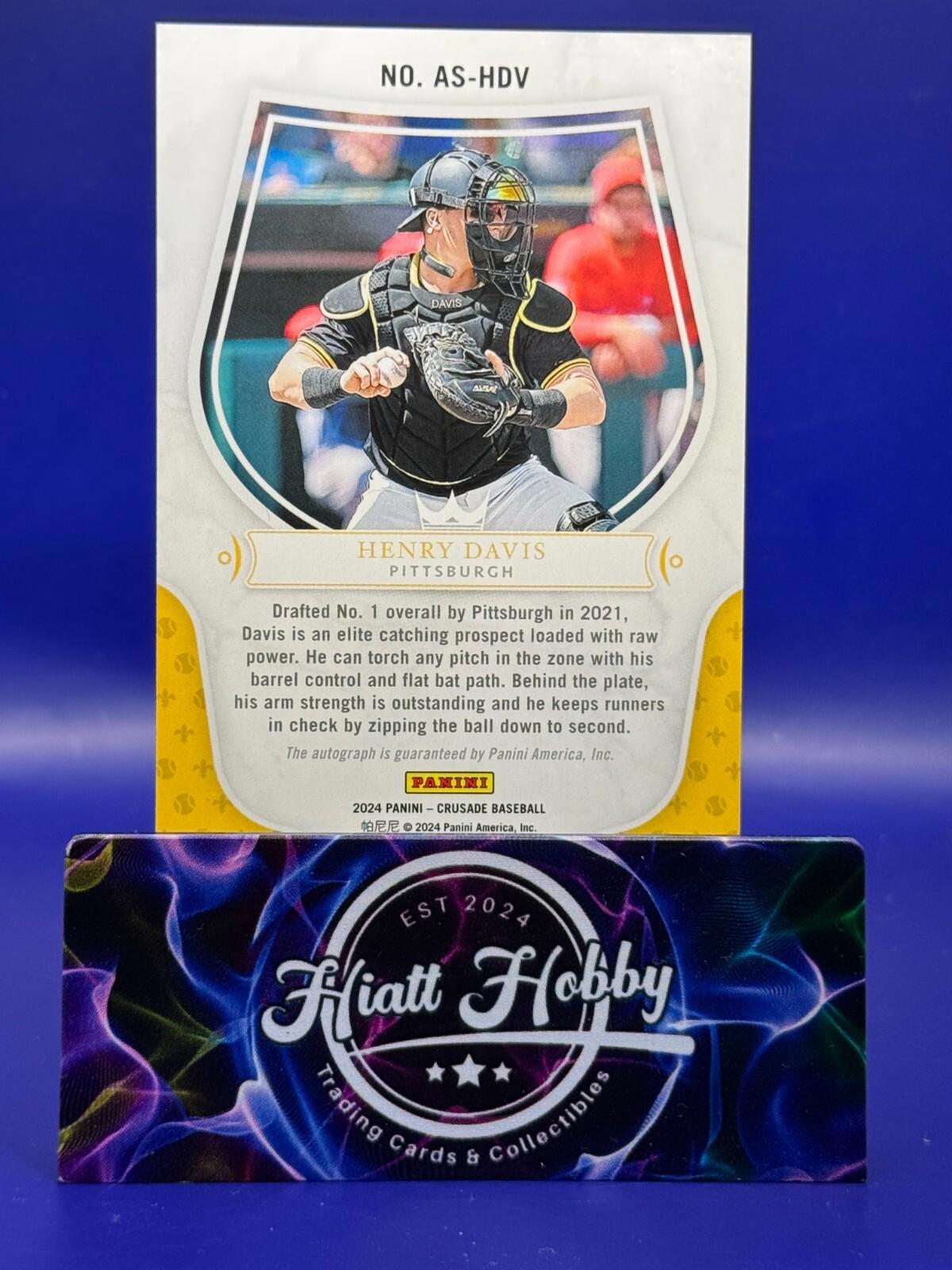 2024 Panini Crusade Apprentice Signatures #AS-HDV - Henry Davis