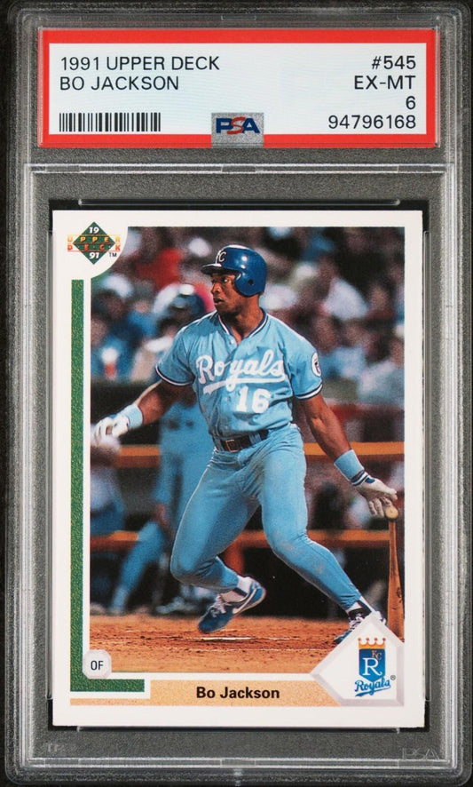 1991 Upper Deck - #545 Bo Jackson PSA 6