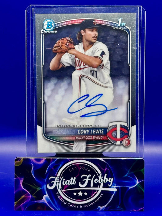 2025 Bowman Chrome -  Cory Lewis #CPA-CLE - Auto (RC)