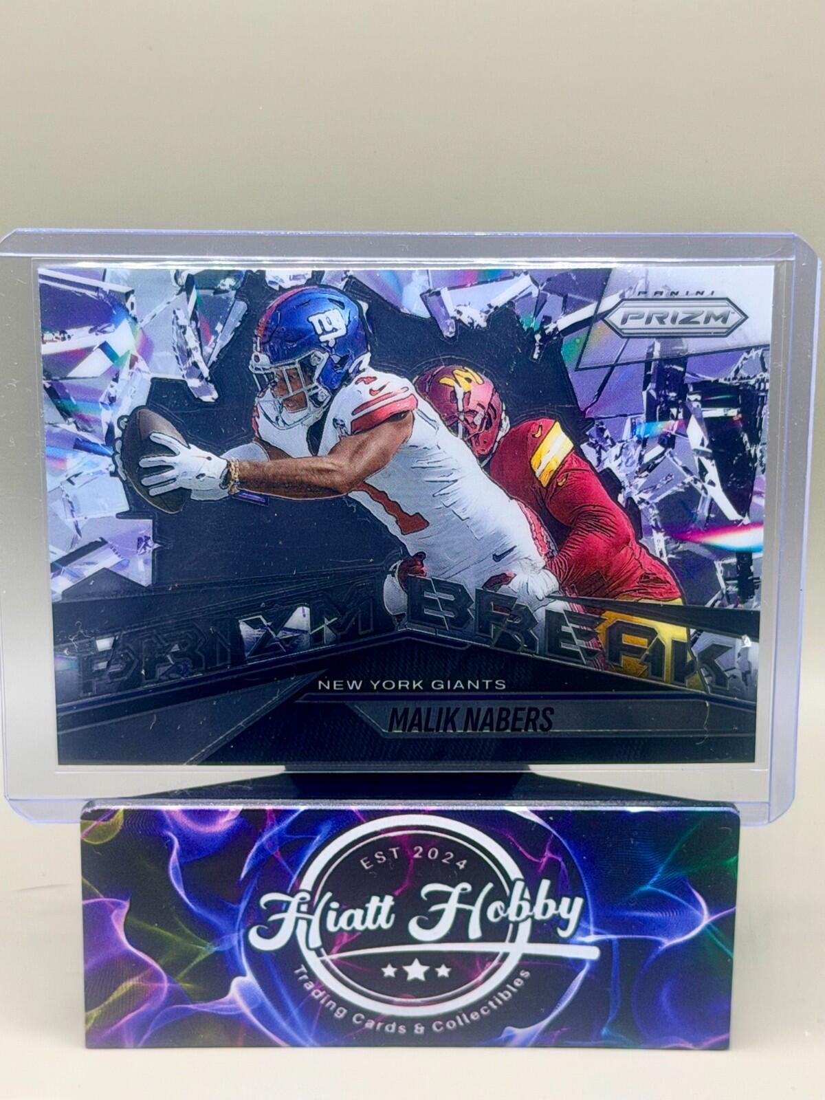 2025 Panini Prizm Football - #5 Malik Nabers - Prizm Break