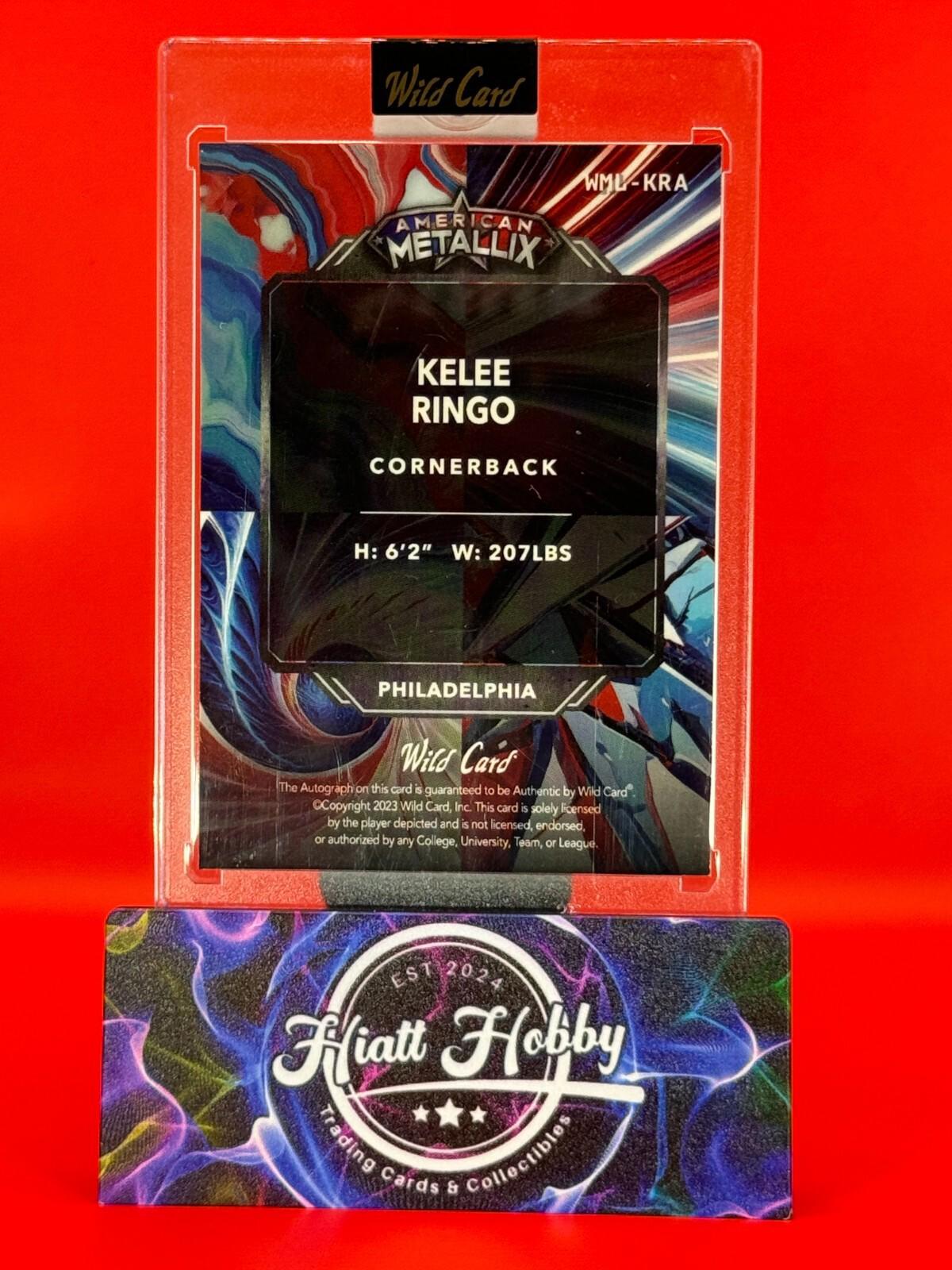 2023 Wild Card Metallix Kelee Ringo #WML-KRA - Speckled Foil Auto /3