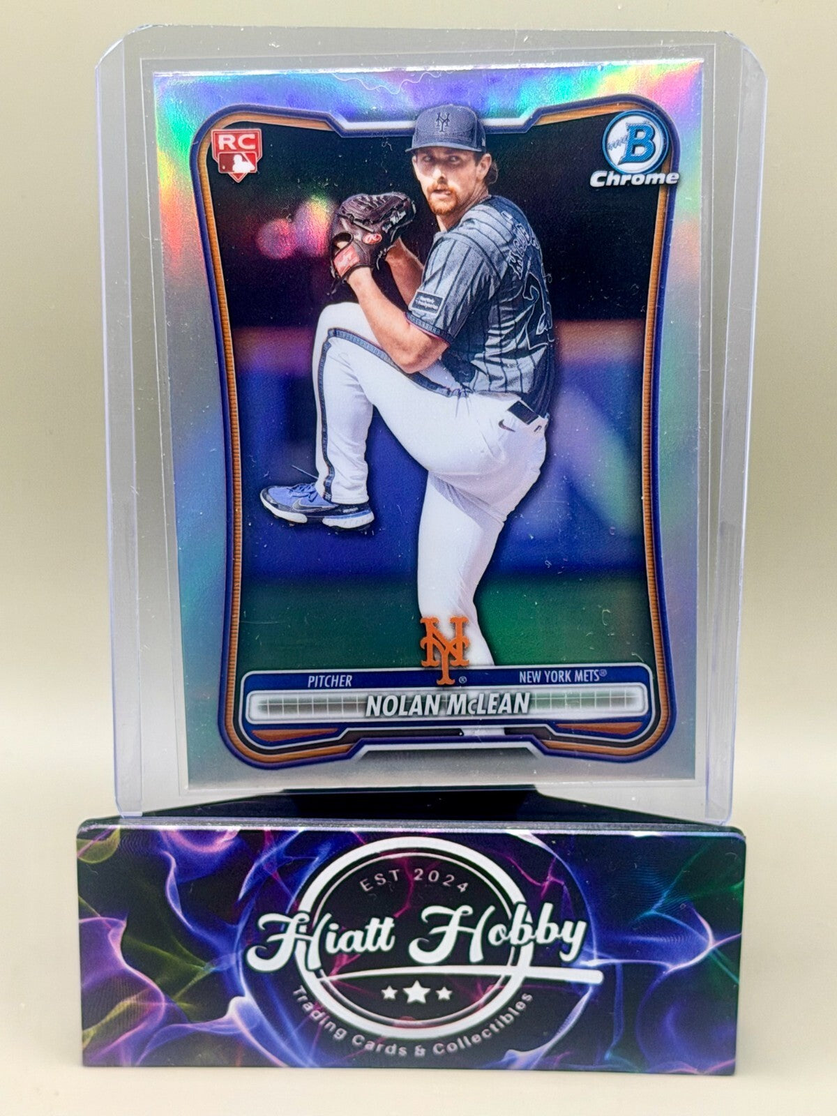 2026 Bowman Chrome - #85 Nolan McLean - Red Rookie Redemption (RC, SP)