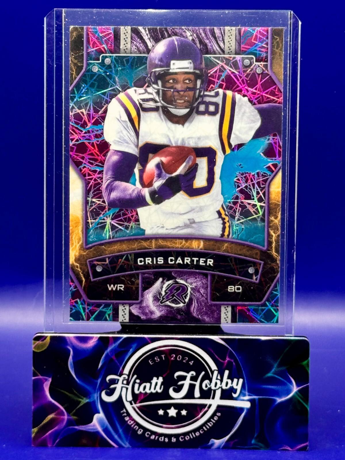 2024 Topps Resurgence - Cris Carter #62 - Sky Blue & Pink Shock