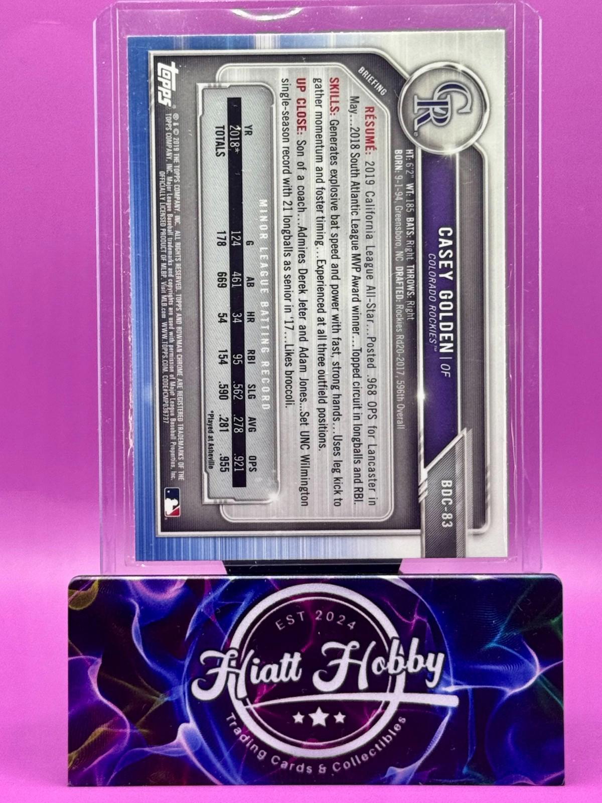 2019 Bowman Draft Chrome Sapphire  - Complete your set.  RC and Superstars