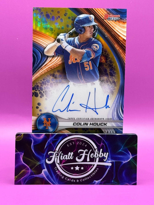 2024 Bowman's Best - Colin Houck #B24-CH - Gold Auto /50 (RC, AU)