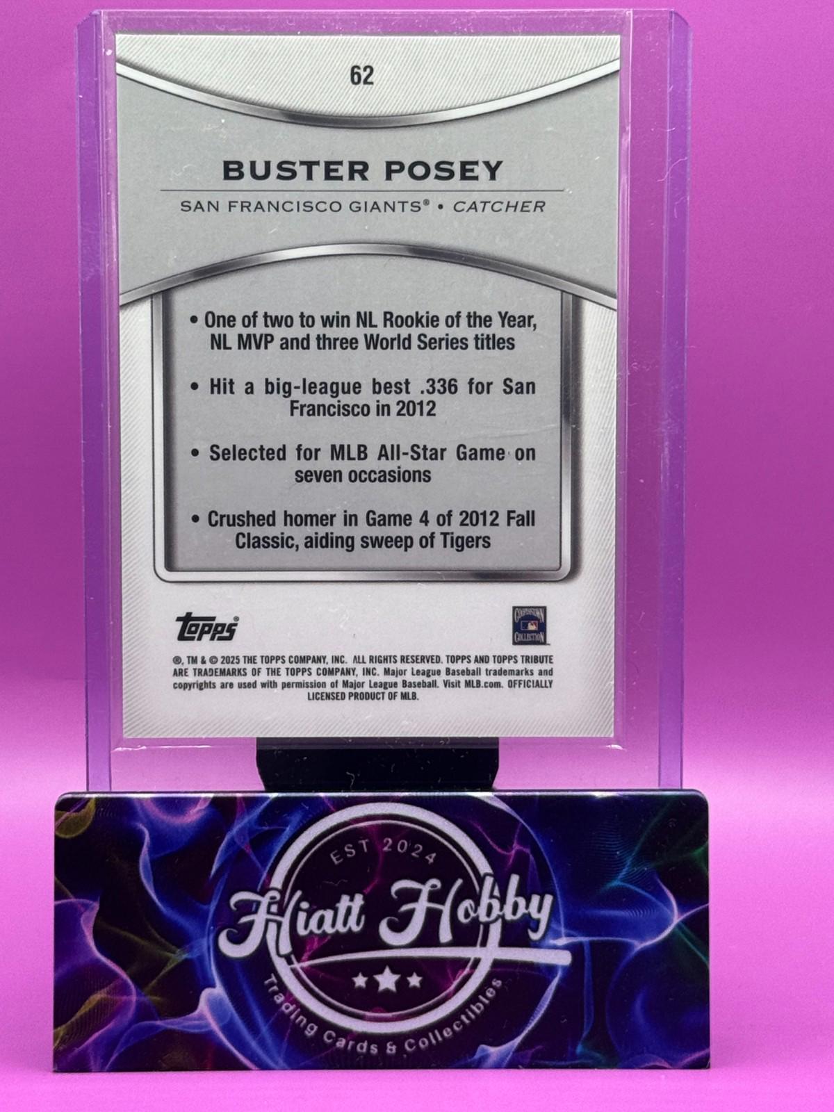 2025 Topps Tribute - Buster Posey #62