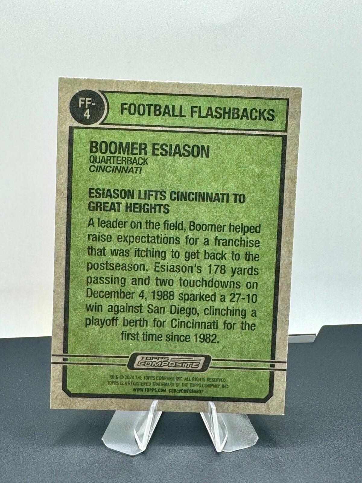 2024 Topps Composite Football Football Flashbacks Inserts - LOT of 5
