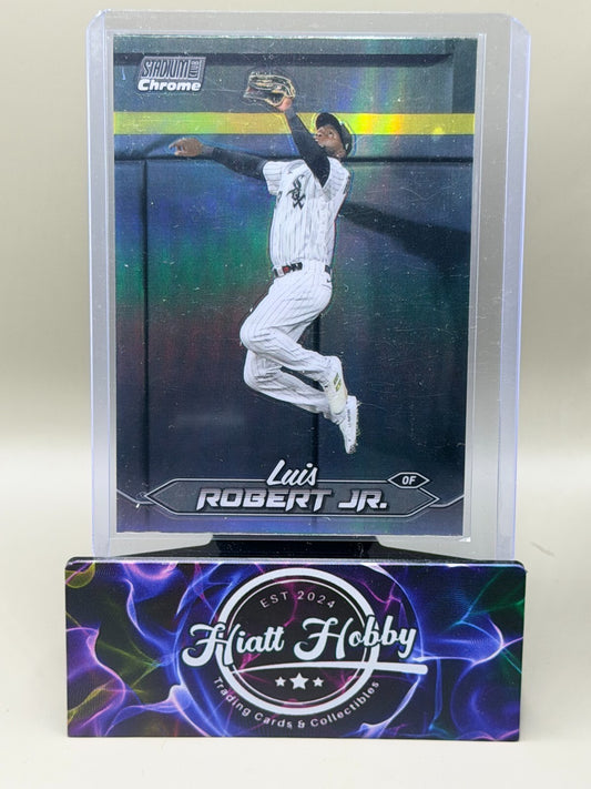 2024 Topps Stadium Club - #40 Luis Robert Jr - Chrome Refractor