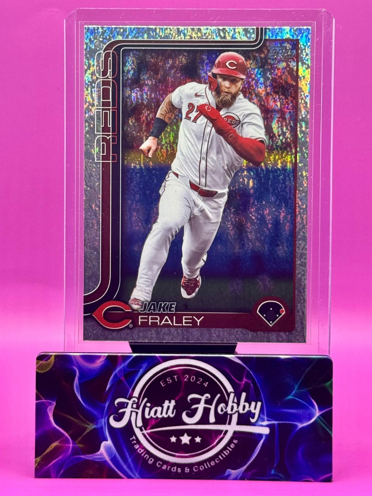 2025 Topps Series 2 - Jake Fraley #675 Rainbow Foilboard