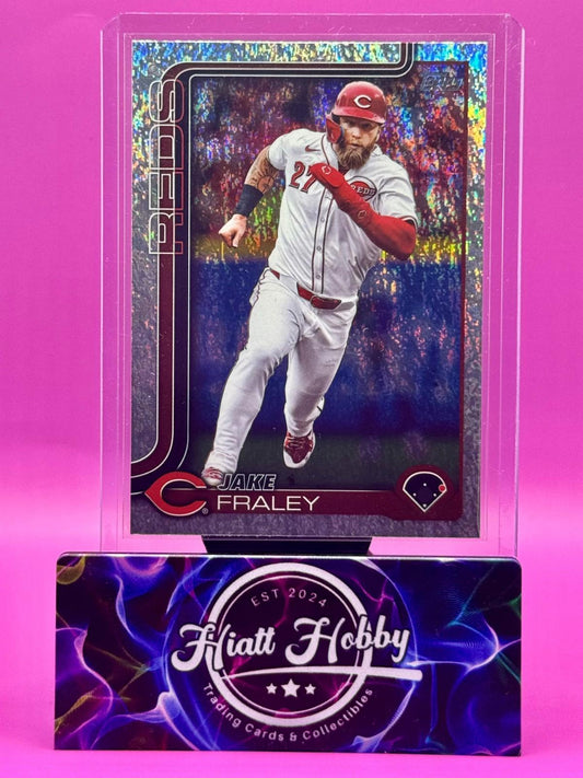 2025 Topps Series 2 - Jake Fraley #675 Rainbow Foilboard