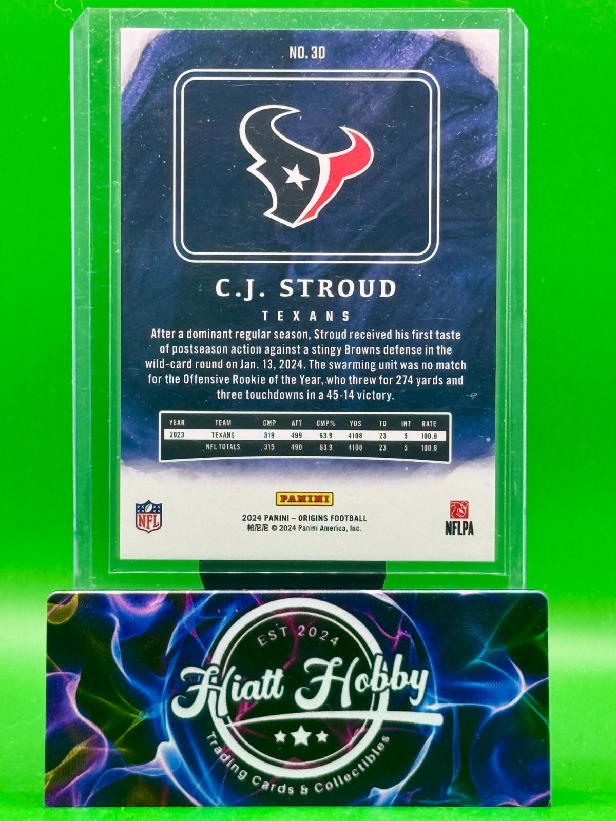 2024 Panini Origins - C.J. Stroud #30