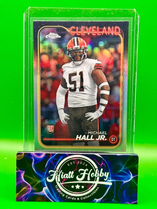 2024 Topps Chrome Football - Michael Hall Jr #268 - Refractor (RC)