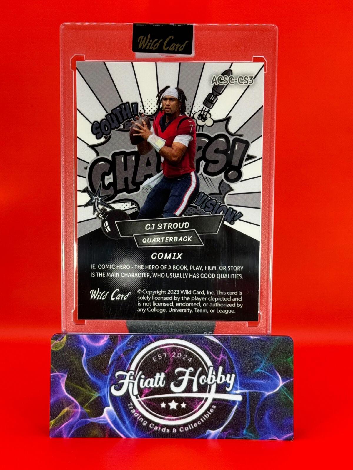 2023 Wild Card Alumination - CJ Stroud #ACSC-CS3 - Champs Rainbow Foil /10
