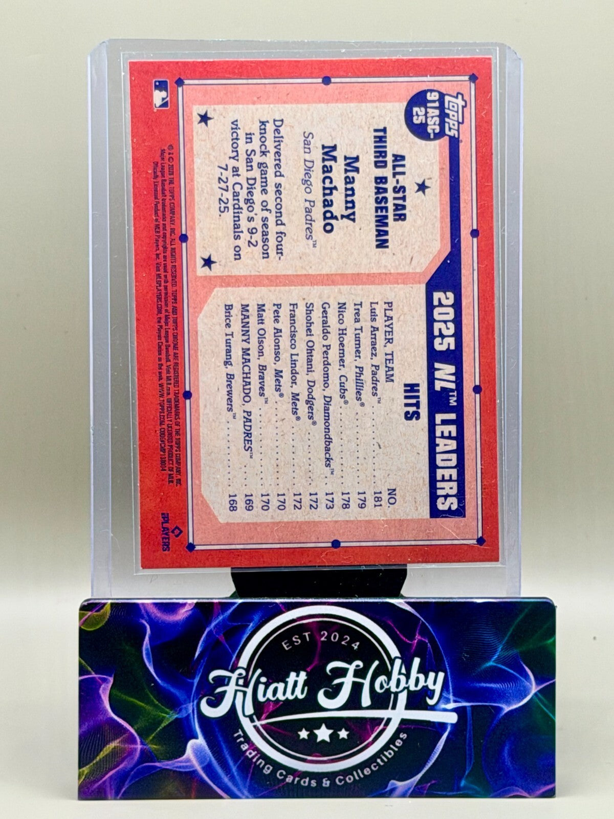 2026 Topps - #91ASC-25 Manny Machado - 35th Anniversary All-Stars Chrome - Mojo