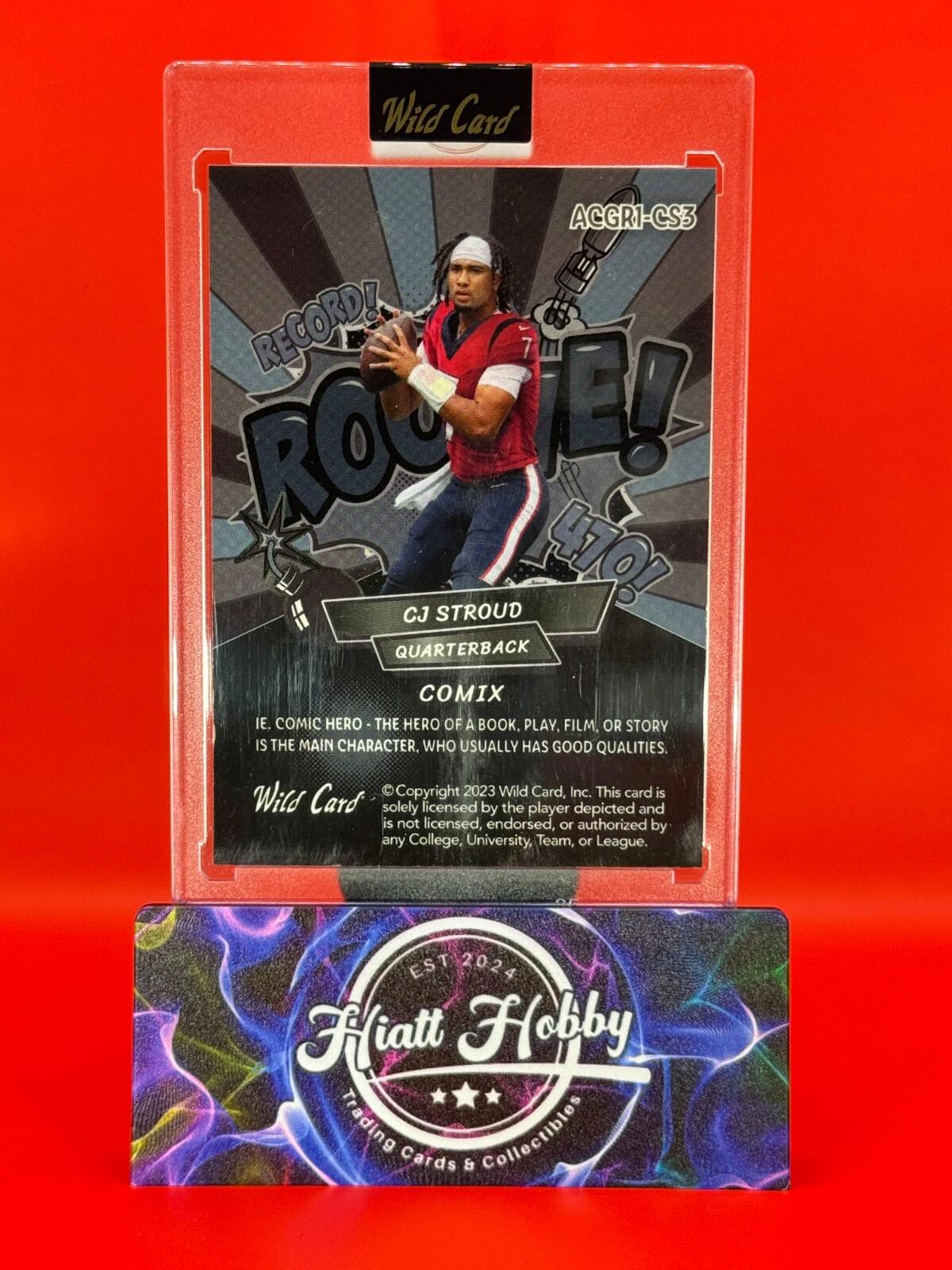 2023 Wild Card Alumination - CJ Stroud #ACGR1-CS3 - Rookie Lazer Refractor /15