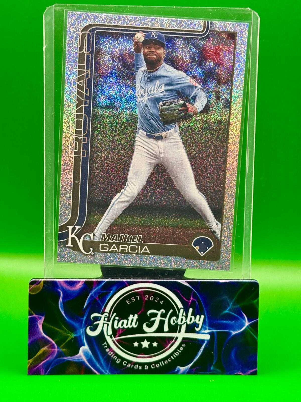 2025 Topps Baseball Series 1 - Maikel Garcia #135 - Sandglitter Parallel