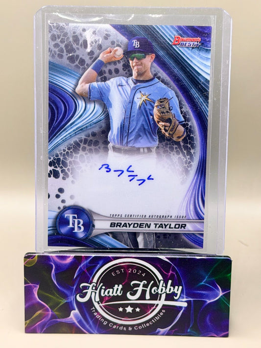 2024 Bowman's Best - Best of 2024 Autographs Brayden Taylor #B24-BT (AU, RC)