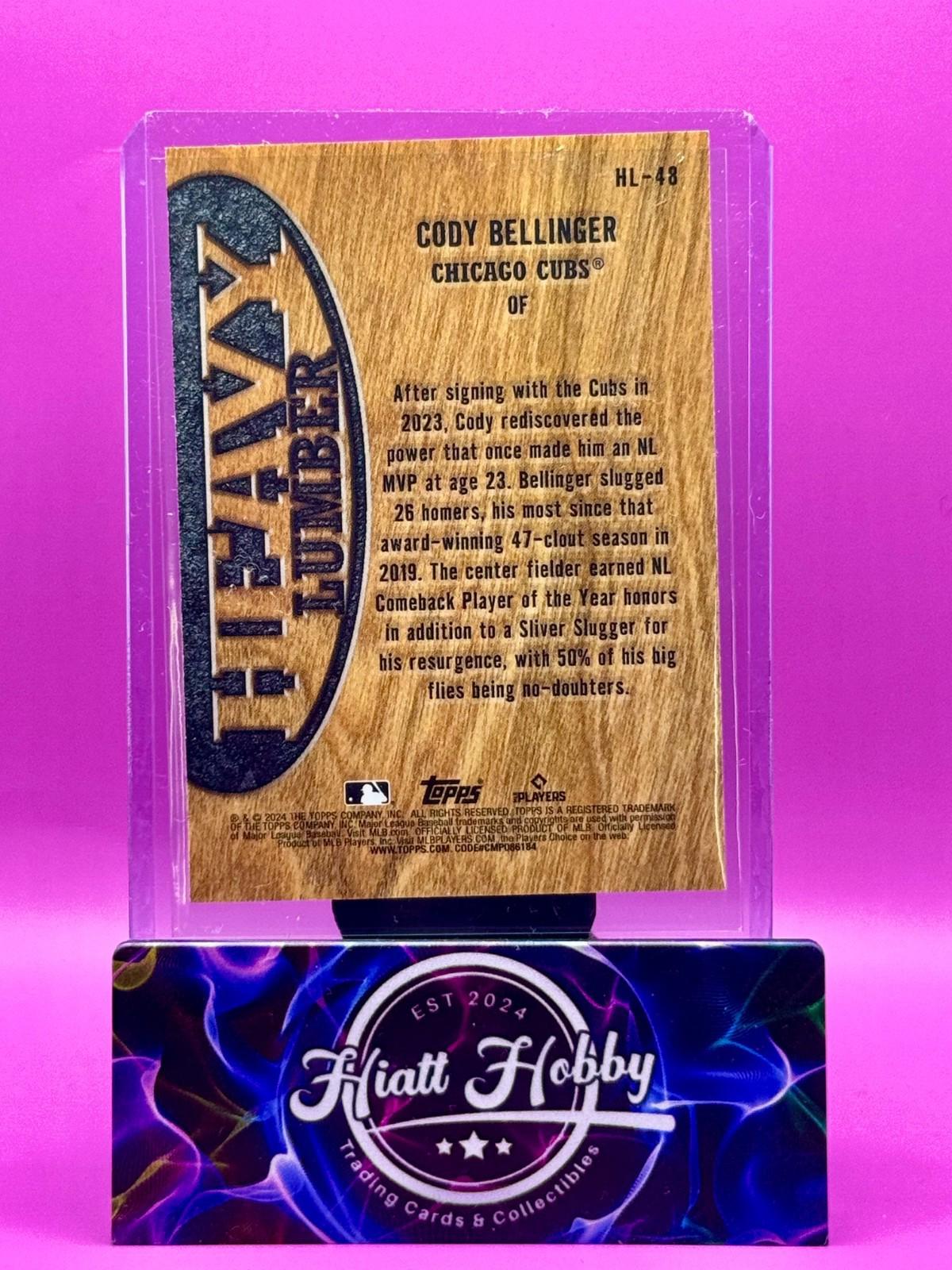 2024 Topps Update Series - Heavy Lumber Cody Bellinger #HL-48