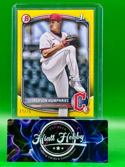 2025 Bowman - Jackson Humphries #BP-11 - Yellow /75