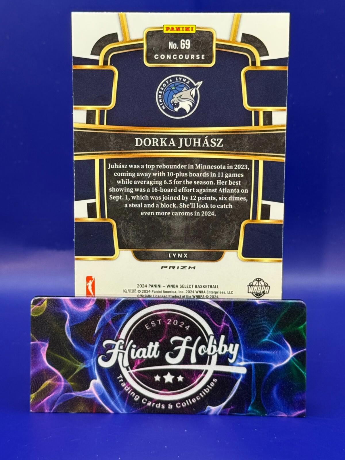 2024 Panini Select WNBA - Concourse #69 - Dorka Juhasz - Silver Holo