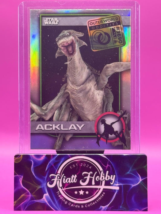 2025 Topps Chrome Star Wars - Acklay #UO-1 - Underworld Odities - Refractor