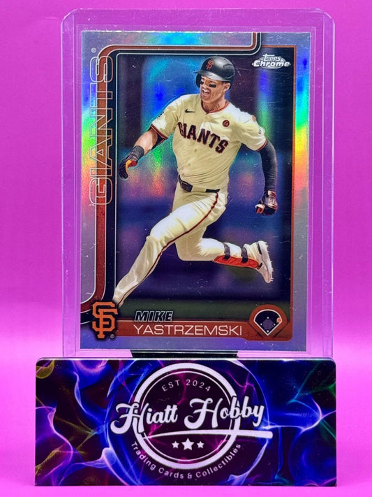 2025 Topps Chrome - Mike Yastrzemski #40 - Refractor