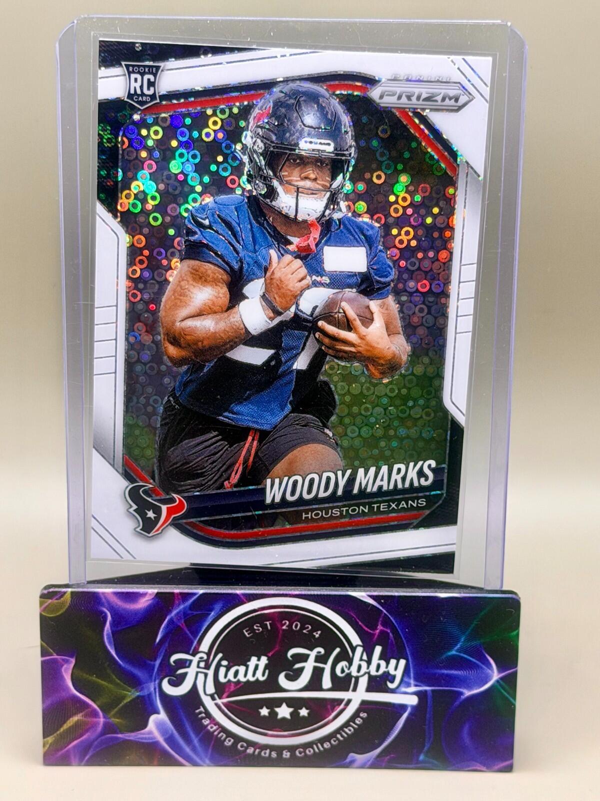 2025 Panini Prizm Football - #395 Woody Marks - White Disco Prizm (RC)