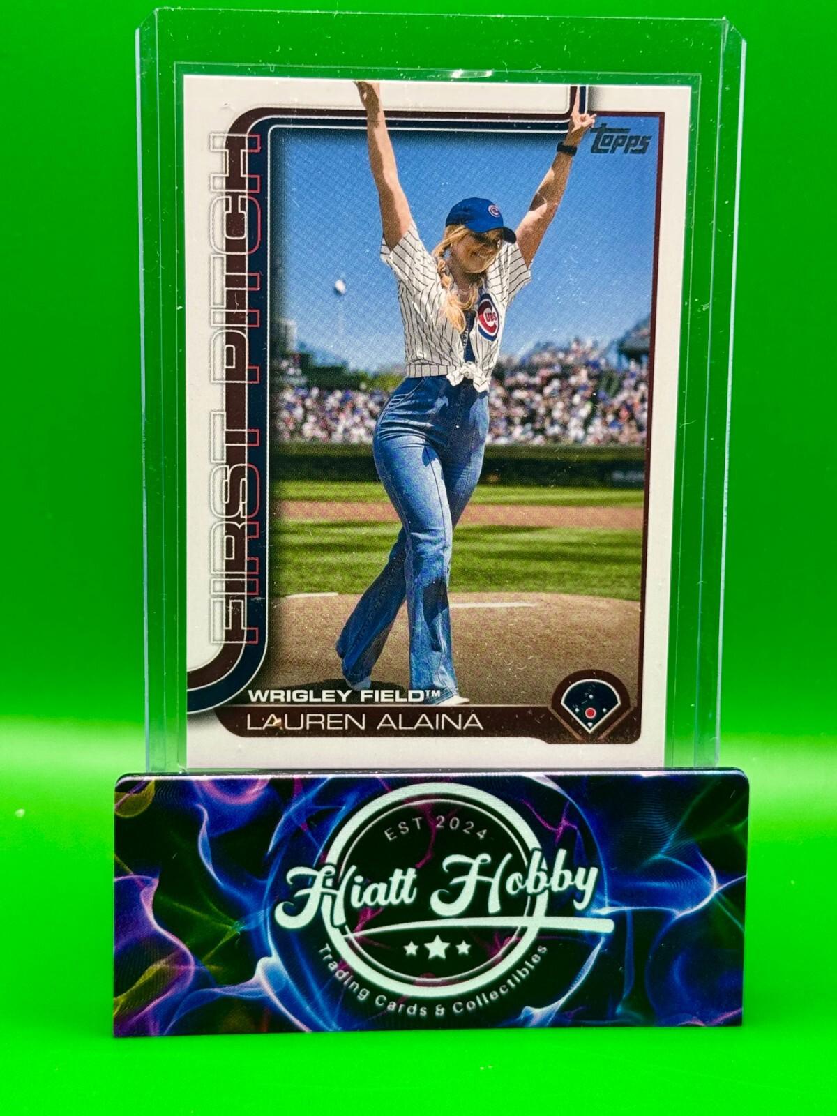 2025 Topps Baseball Series 1 - Lauren Alaina #FP-9 - First Pitch