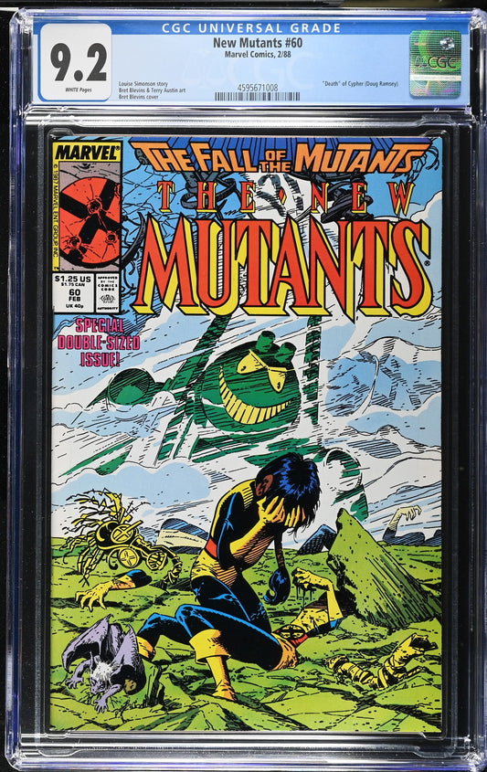 New Mutants #60 (2/88) Graded CGC 9.2