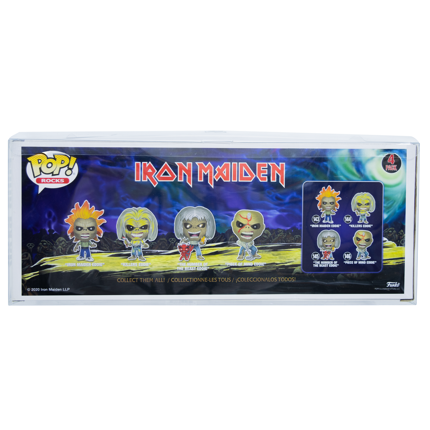 4-Pack Iron Maiden 2020 PopShield WHOLESALE