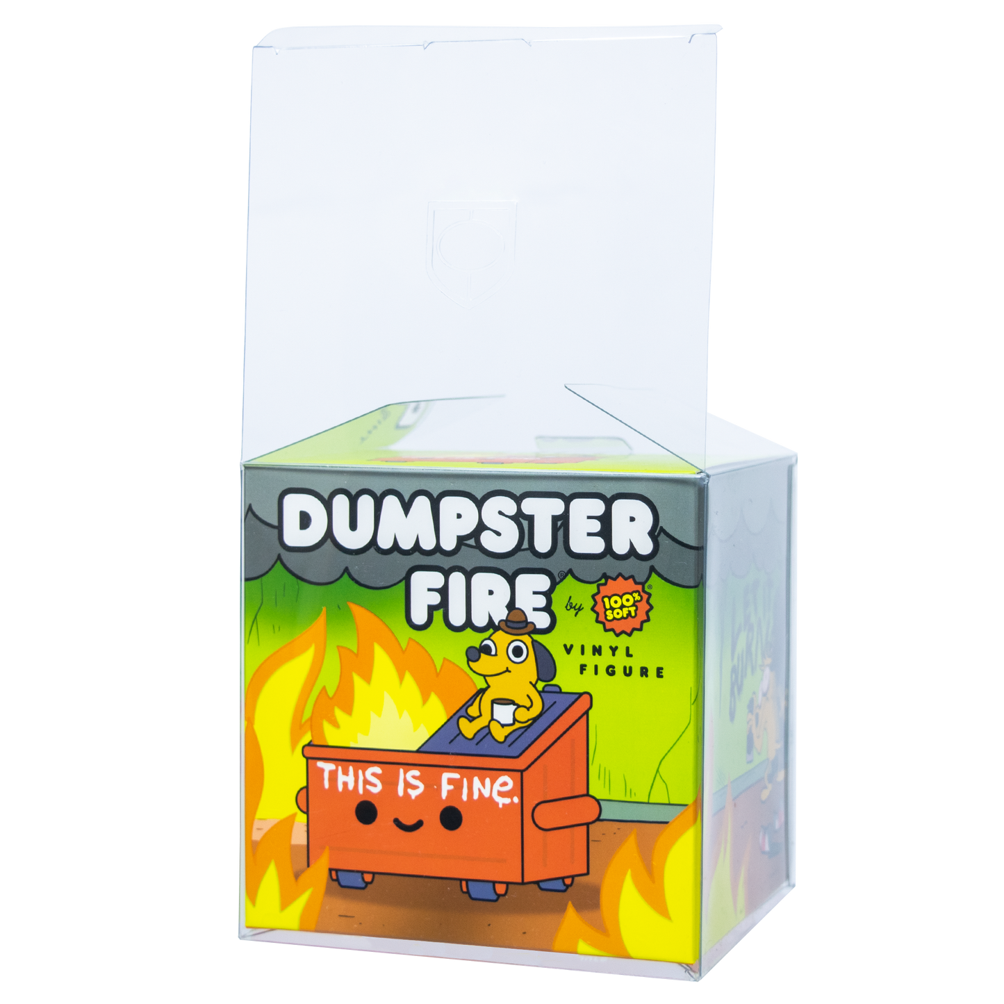 Dumpster Fire PopShield Protector