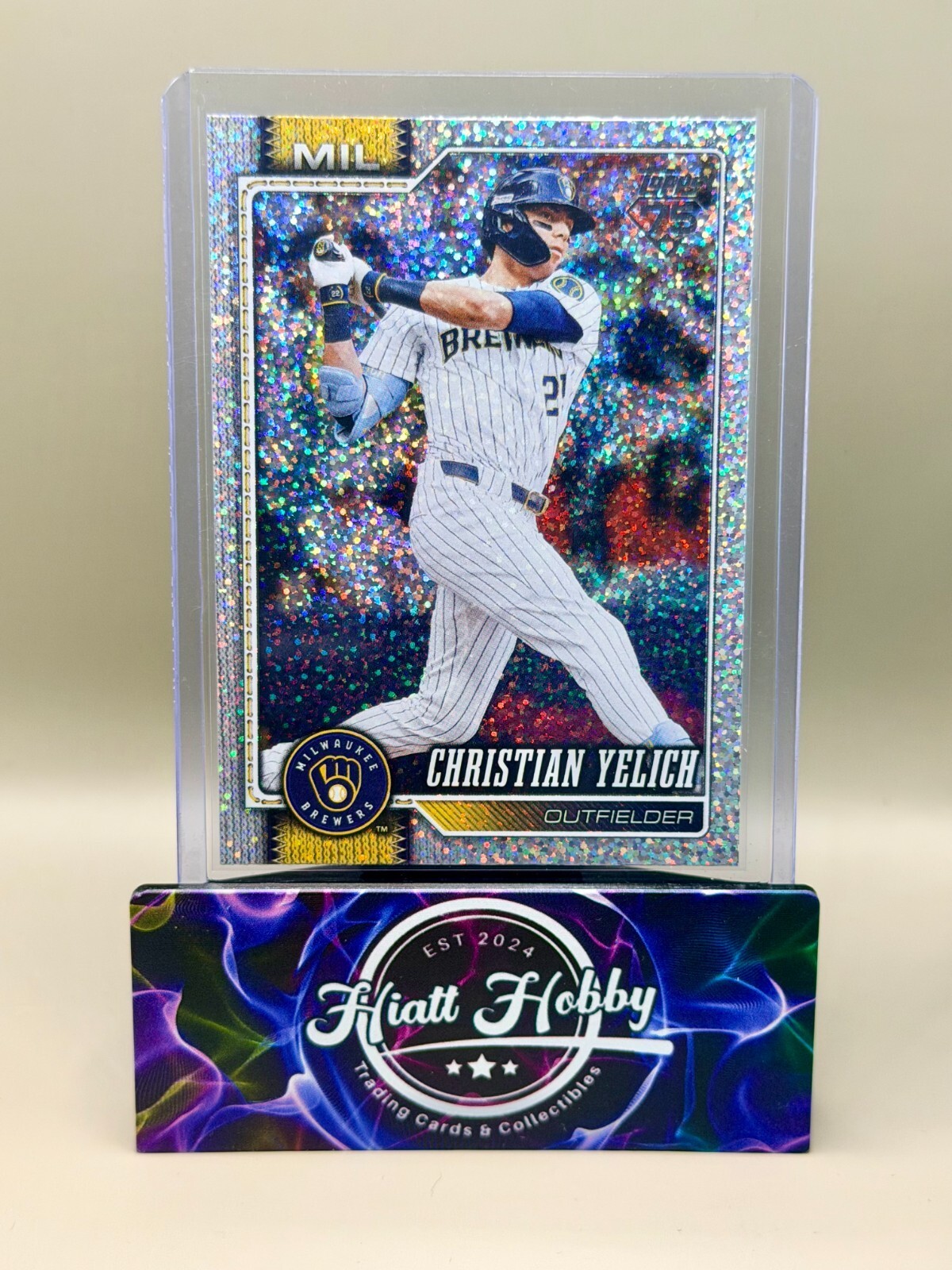 2026 Topps Series 1 - #154 Christian Yelich - Confetti